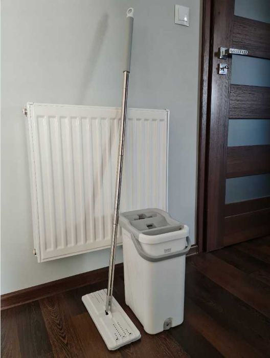 Mop dwukomorowy Teesa New Clean R19 7,5L z nakładkami mikrofibra NOWY