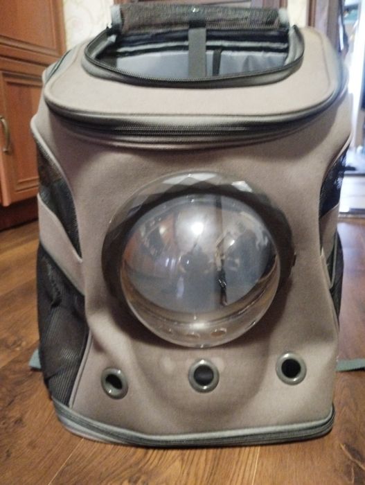 Рюкзак переноска для кішок, котів, собак до 10 кг з ілюмінатором