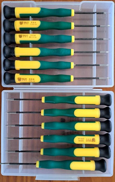 Jogo de 12 Chaves de precisão, Telemoveis, Relógios Etc.- NOVO