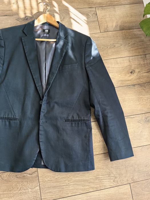 Marynarka męska H&M czarna 52 .