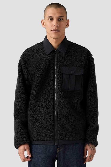Шерпа Levis Joonie Sherpa (S, M, L) "Dark Phantom" нова оригінал фліс чоловіча куртка кофта худі