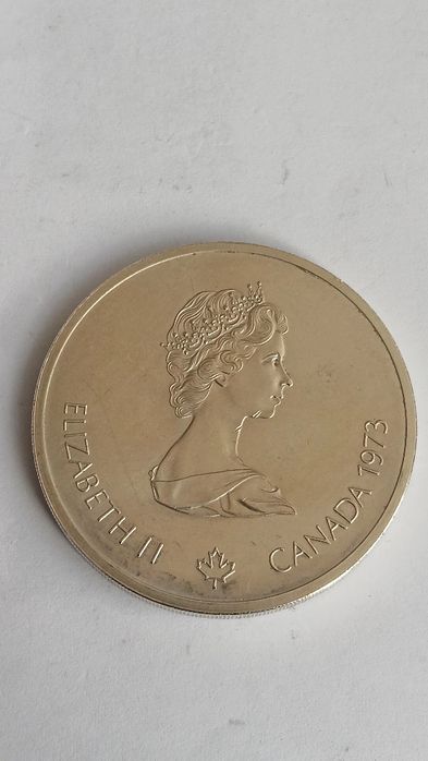 925 Silver Coin, $10. Canada, 1973