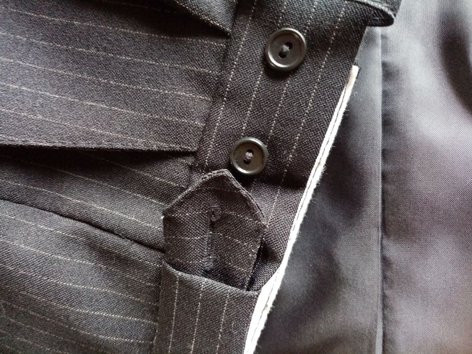 Kamizelka i spodnie galowe dla chłopca 146cm