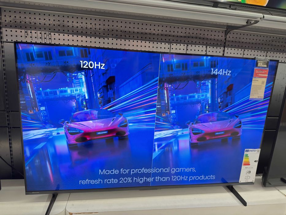 TV - HISENSE - 55E7S PRO QLED - NOVA na Caixa-Selada c/Fatura+Garantia
