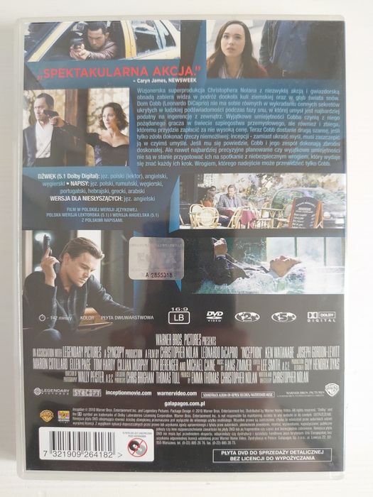 Incepcja - film DVD