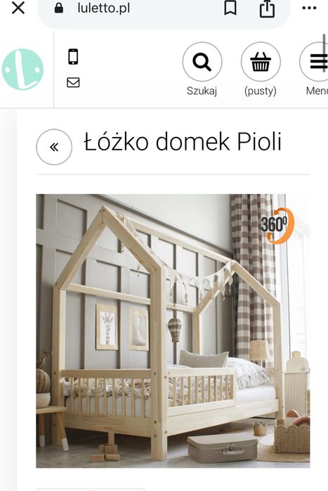 Łóżko domek Pioli