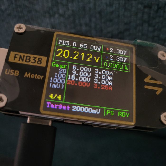 Usb trigger tester Fnirsi FNB38