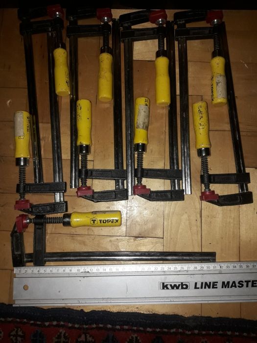 Інструмент струбцина Topex 7 шт 250×50 см