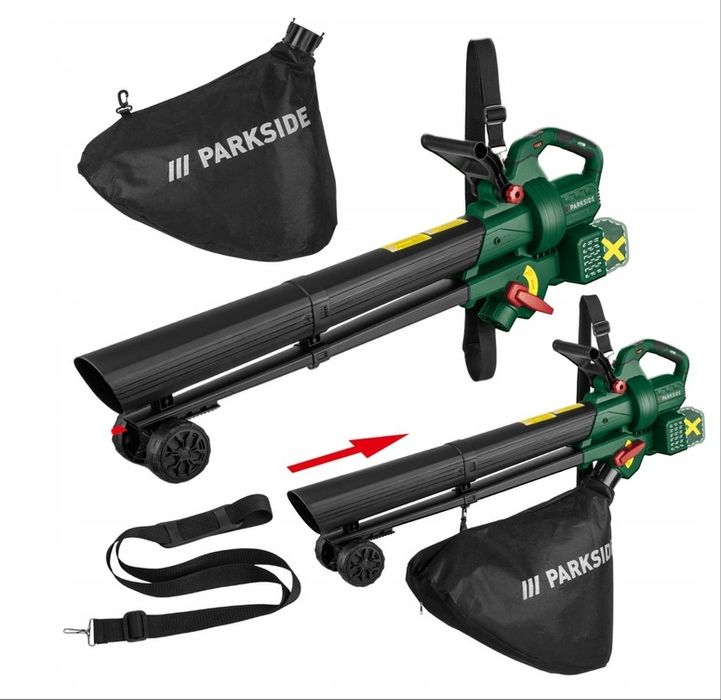 Акумуляторний садовий пилосос/дуйка зGERMANY PARKSIDE PLSBA 40/пылесос