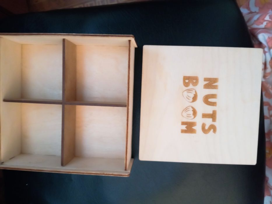 Коробочка шкатулка из фанеры 16.5 х 15.5 можно раскрасить, для мелочи