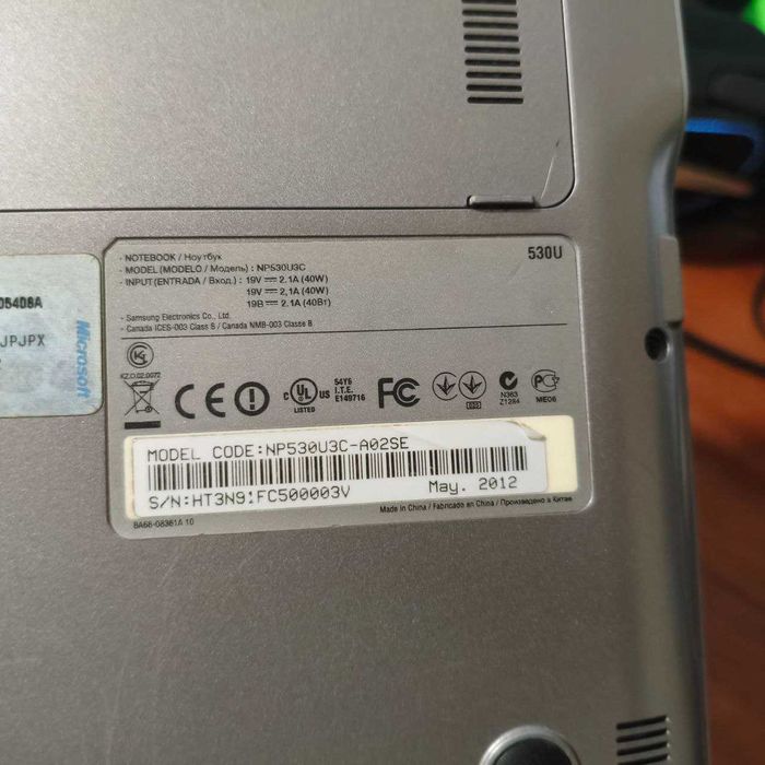 Ультрабук Samsung/ i5 / 120 ssd / 8gb ddr3/ akb 49%