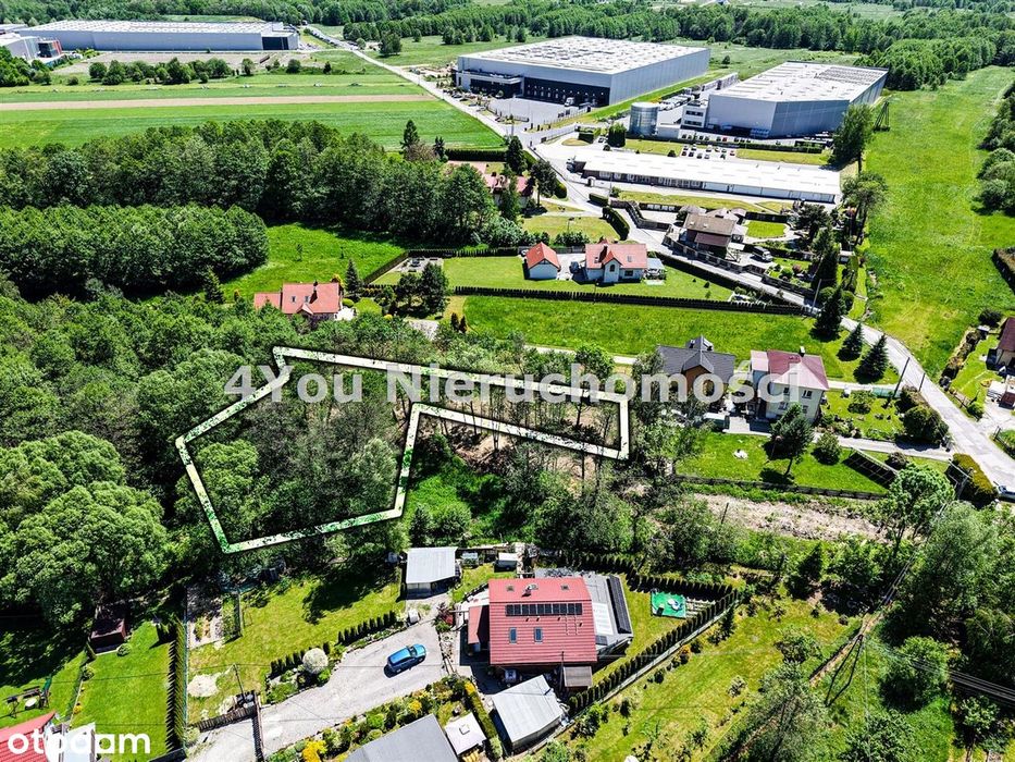 Działka Meszna budowlana 7a+12a lasu - Widok 2
