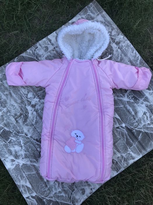 Зимовий конверт для дівчинки