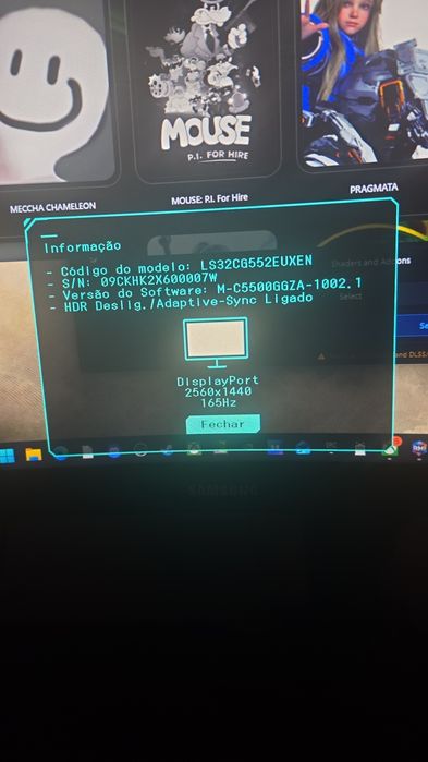 Monitor Samsung Odyssey G5 curvo 165hz 1ms