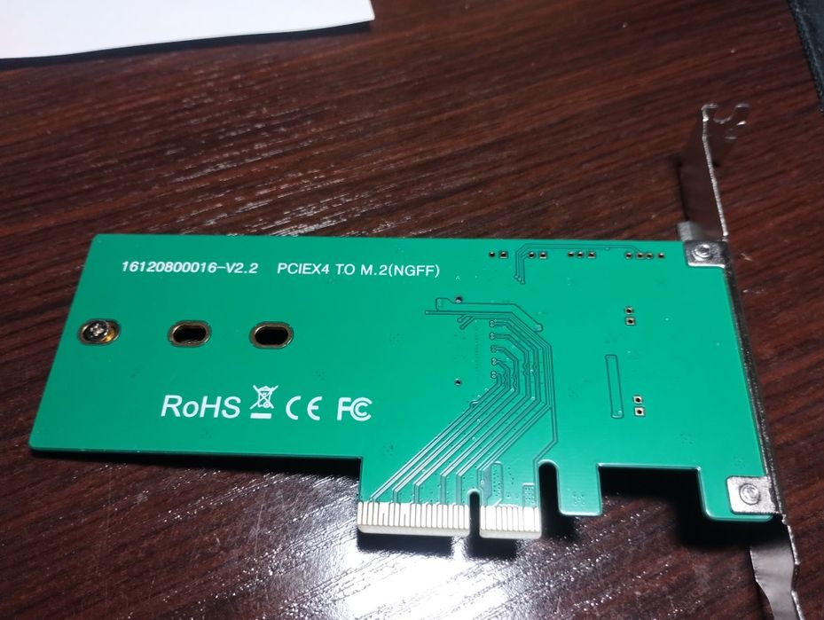 адаптер перехідник NVMe M.2 - PCIx x4