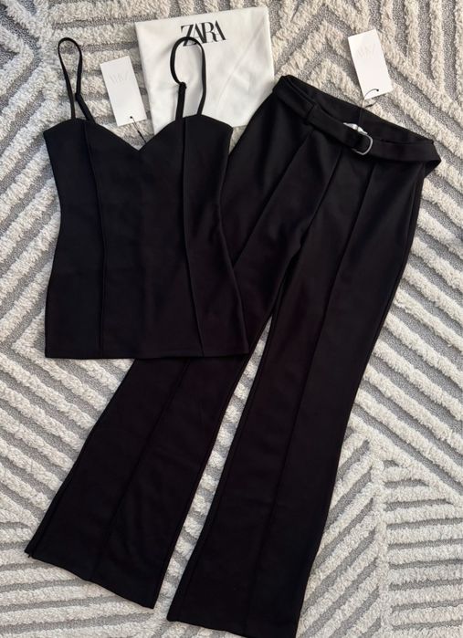 Czarny set komplet Zara S
