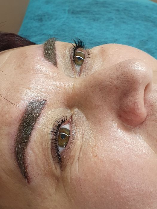 Ламинирование ресниц бровей (коррекция)