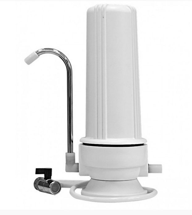 Фільтр на мийку одноступінчатий FN-1+Картридж новий знезалізуючий