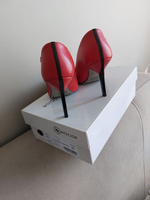 Buty szpilki czerwone