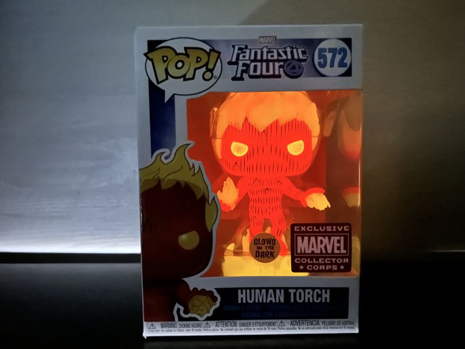Funko Pop Людина Факел-Фантастична Четвірка, Оригінал