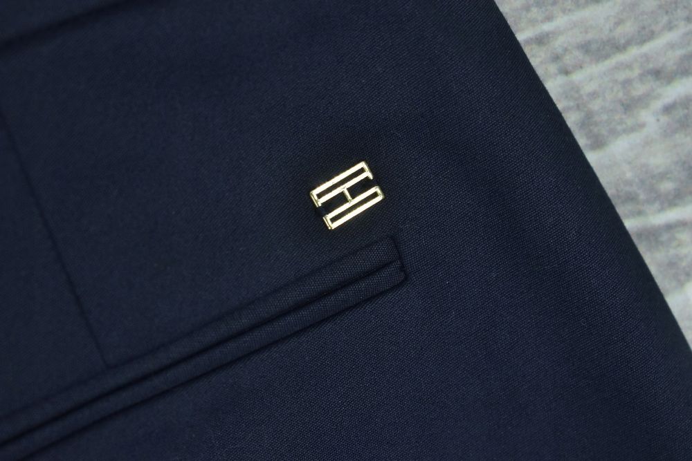 Tommy Hilfiger Granatowe Eleganckie Spodnie Damskie 34