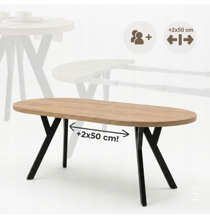 Okazja! Nowy okrągły stół do salonu