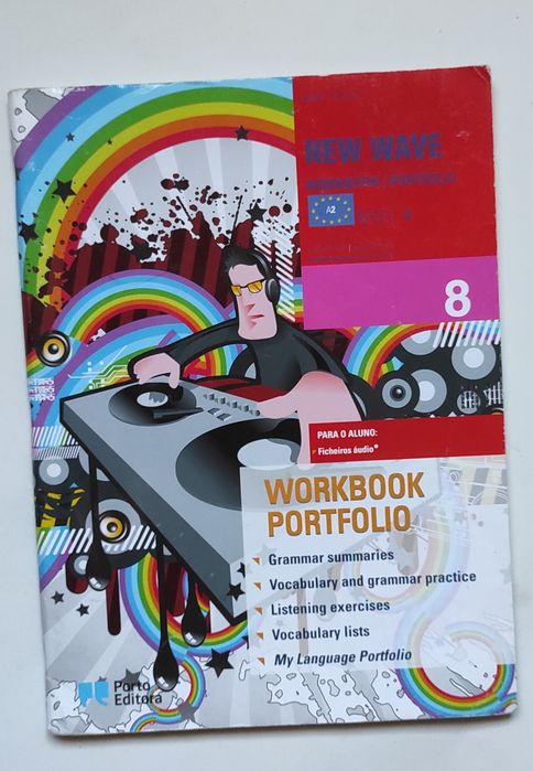 New Wave workbook/portfolio 8ºano