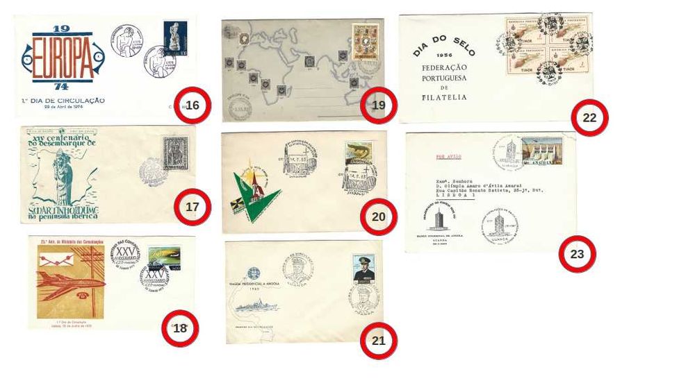 Cartas e Documentos Antigos - Lote 1