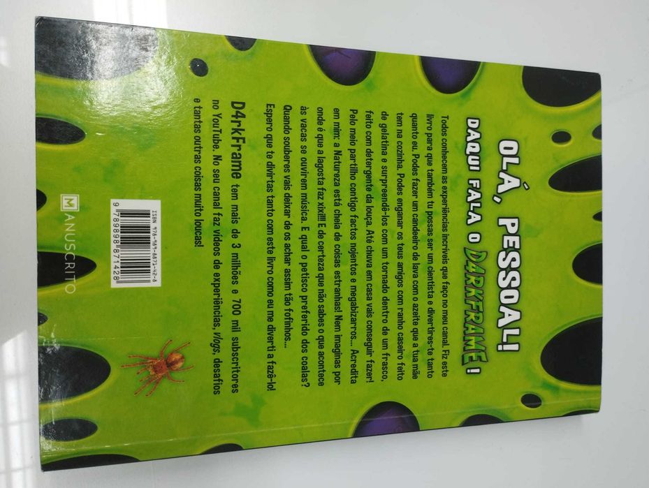 Livro Darkframe - Experiências Loucas e Factos Bizarros
