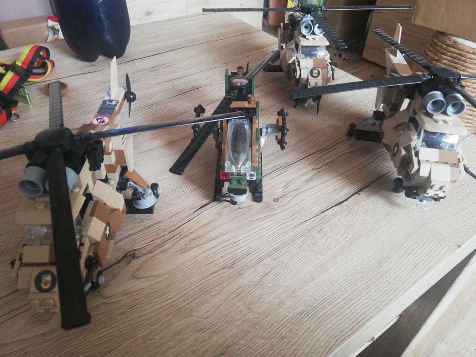 Klocki cobi helikopter wojskowe