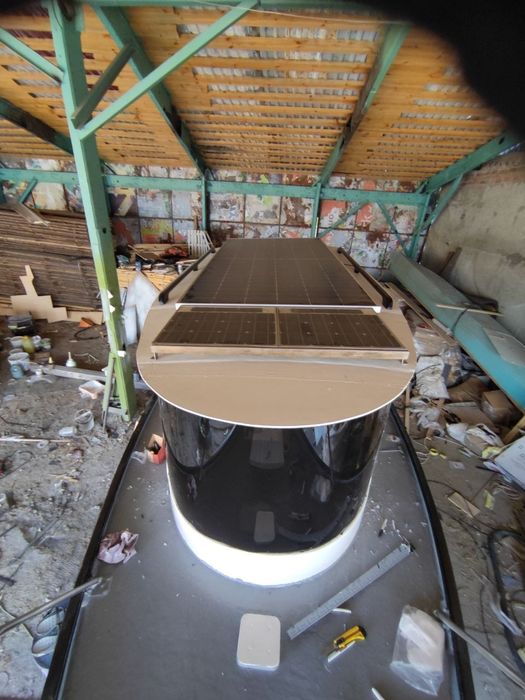 Катер каютный с лафетом