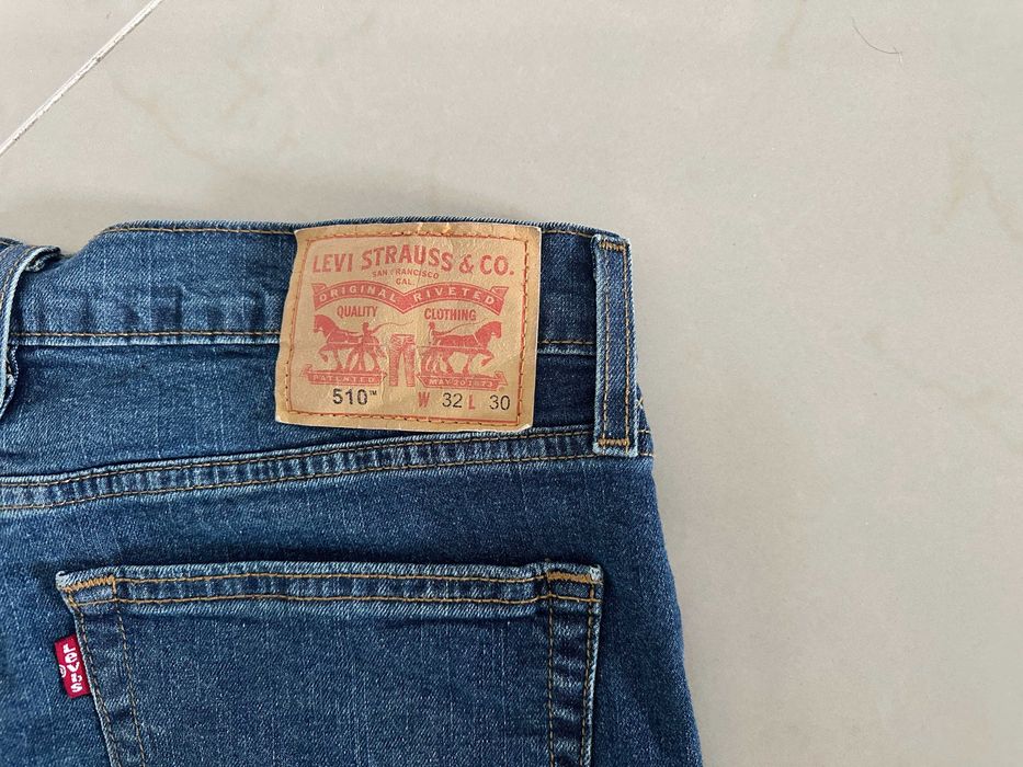 Levis 510 32/30 Spodnie Piękne Slim