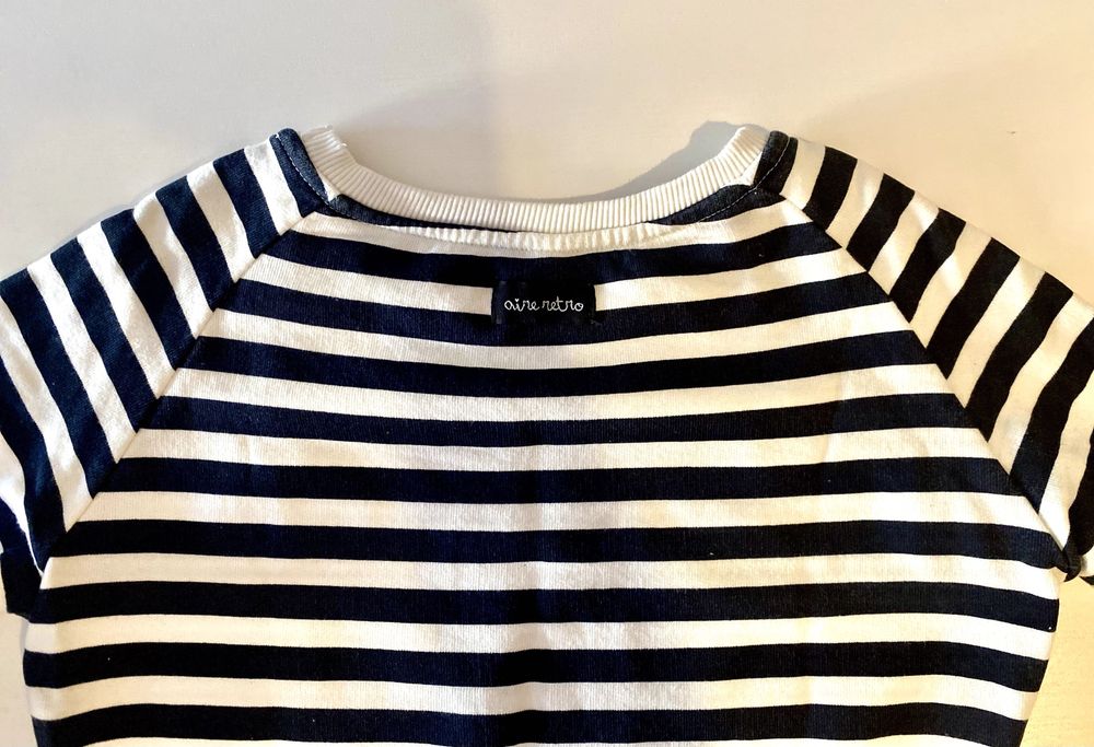 Camisola aire retro às riscas XS