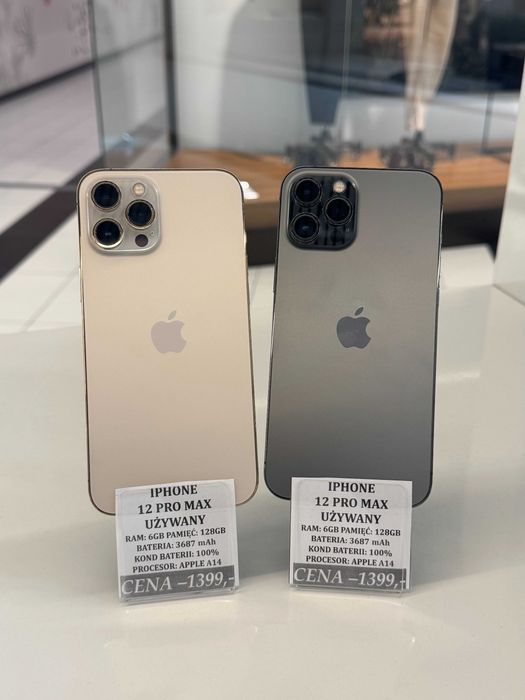 iPhone 12 PRO MAX 128GB Bat 100% Topcase Vivo *Raty 0%