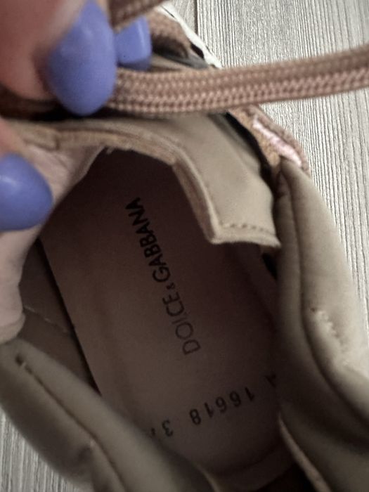 Dolce & Gabbana adidasy wiazane panterka 37 sneakersy