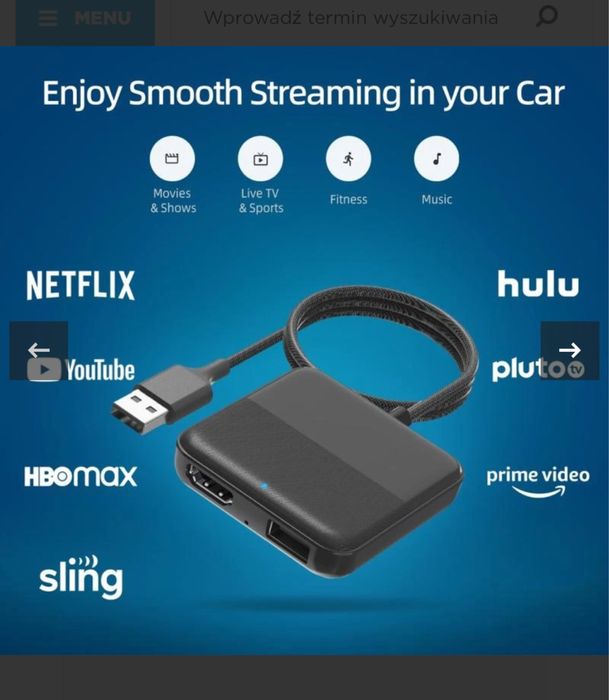 OTTOCAST CA361 Carplay Car TV Mate