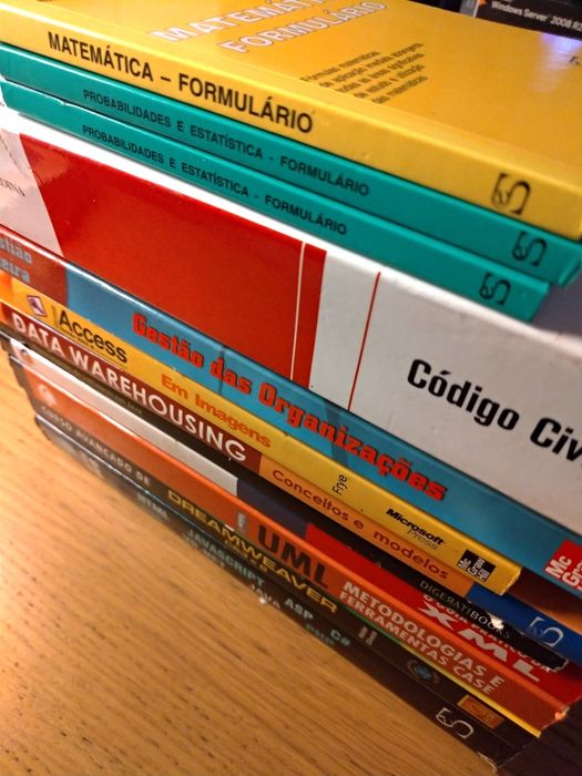 Livros de Informática/Programação/Design/Base de Dados/Gestão etc