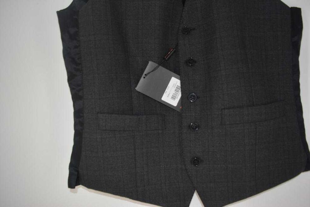 Wełniana kamizelka garniturowa Ben Sherman euro 48 stalowa