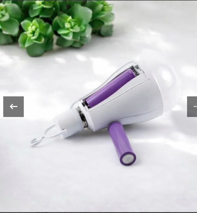 Акумуляторна лампа е27 від цоколя , світло на зарядку