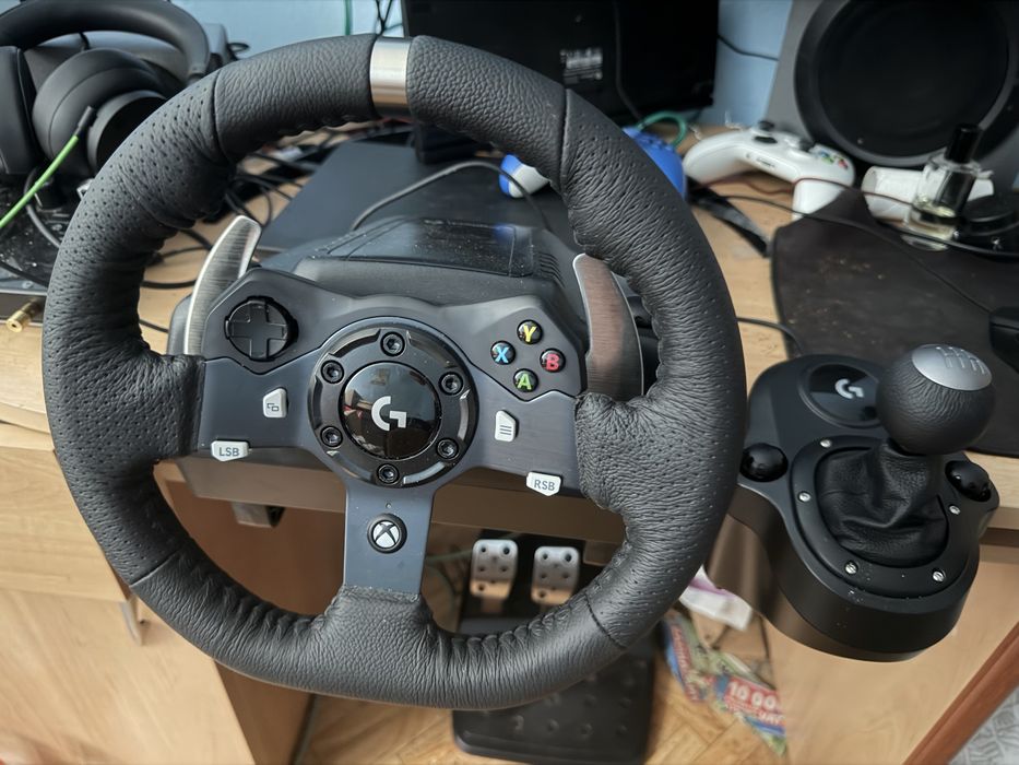 Logitech G920 + skrzynia biegow, z 09/07/2026