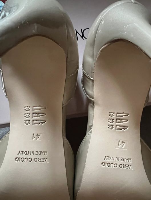 Buty damskie skórzane szpilki r. 41
