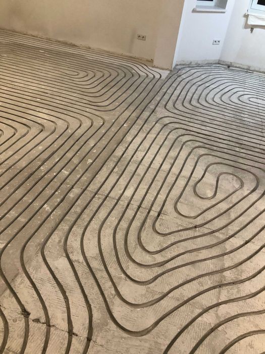 Frezowanie pod ogrzewanie podłogowe