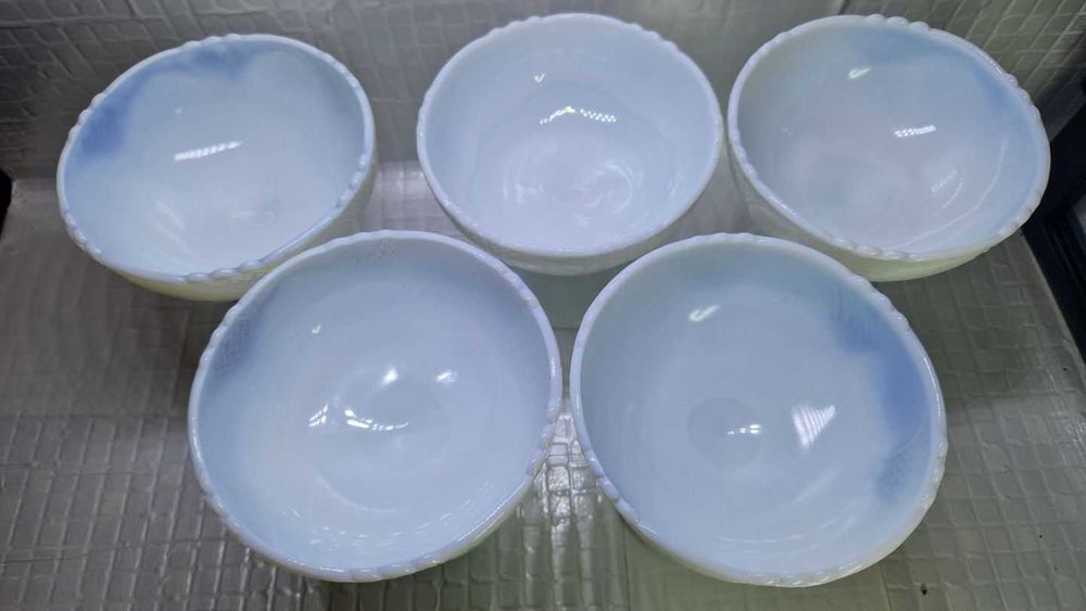 4 Pucharki/ Cukiernice HUTA SZKŁA ZĄBKOWICE