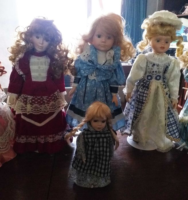 bonecas de porcelana (lote)