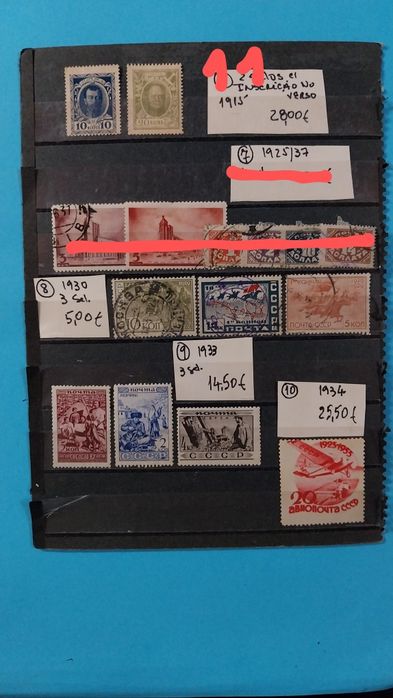 Selos da Rússia/USSR -1915 / 1930