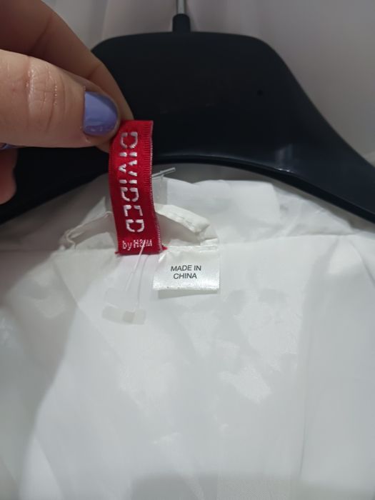 Cieńka kurtka wiatrówka H&M rozm. S-M