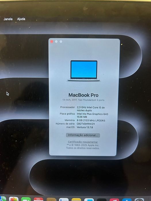 Vendo meu Macboc pro