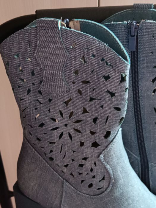 Botki dżinsowe na lato i jesień