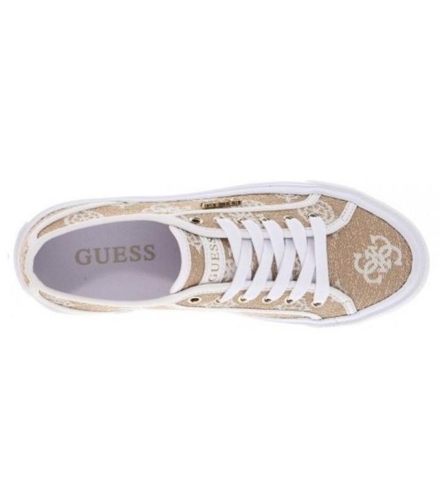 Кеди з текстилю Guess 40 золотистий