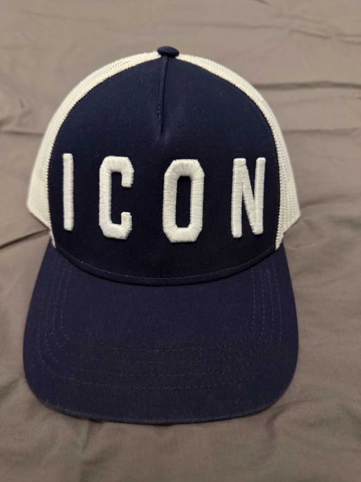 czapka ICON disquared2 trucker cap granatowa